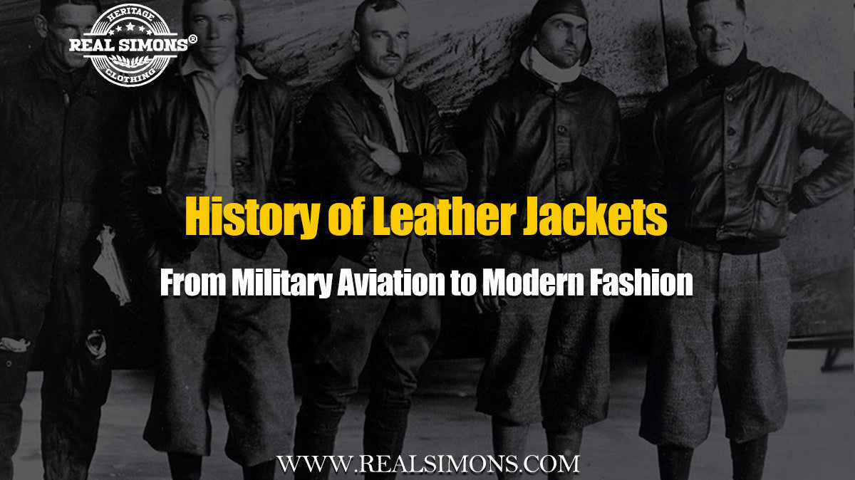 History of Leather Jackets: From Military Aviation to Modern Fashion