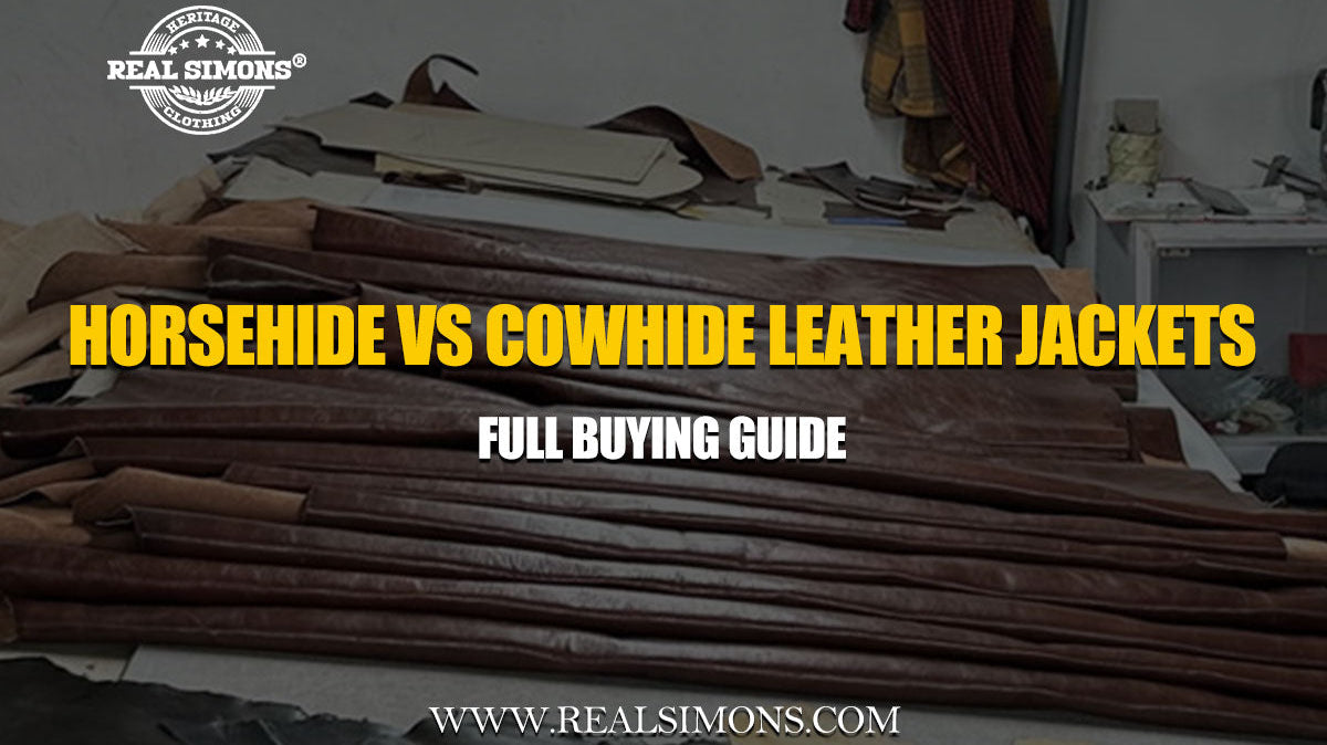 Horsehide vs Cowhide Leather Jackets