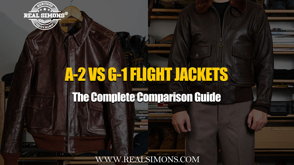 A-2 vs G-1 Flight Jackets: The Complete Comparison Guide