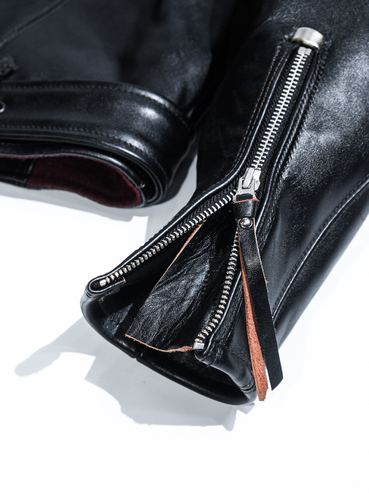 1930s Leather Togs Motorcycle Jacket Details