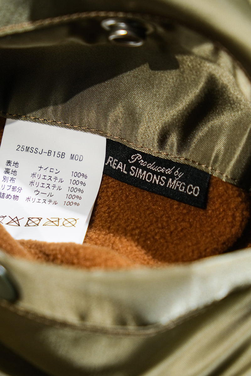 B15B MOD Nylon Flight Jacket Details