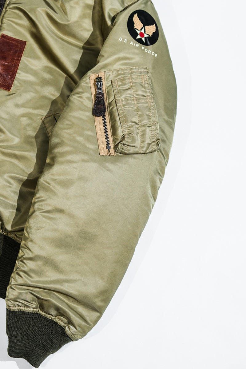 B15B MOD Nylon Flight Jacket Details