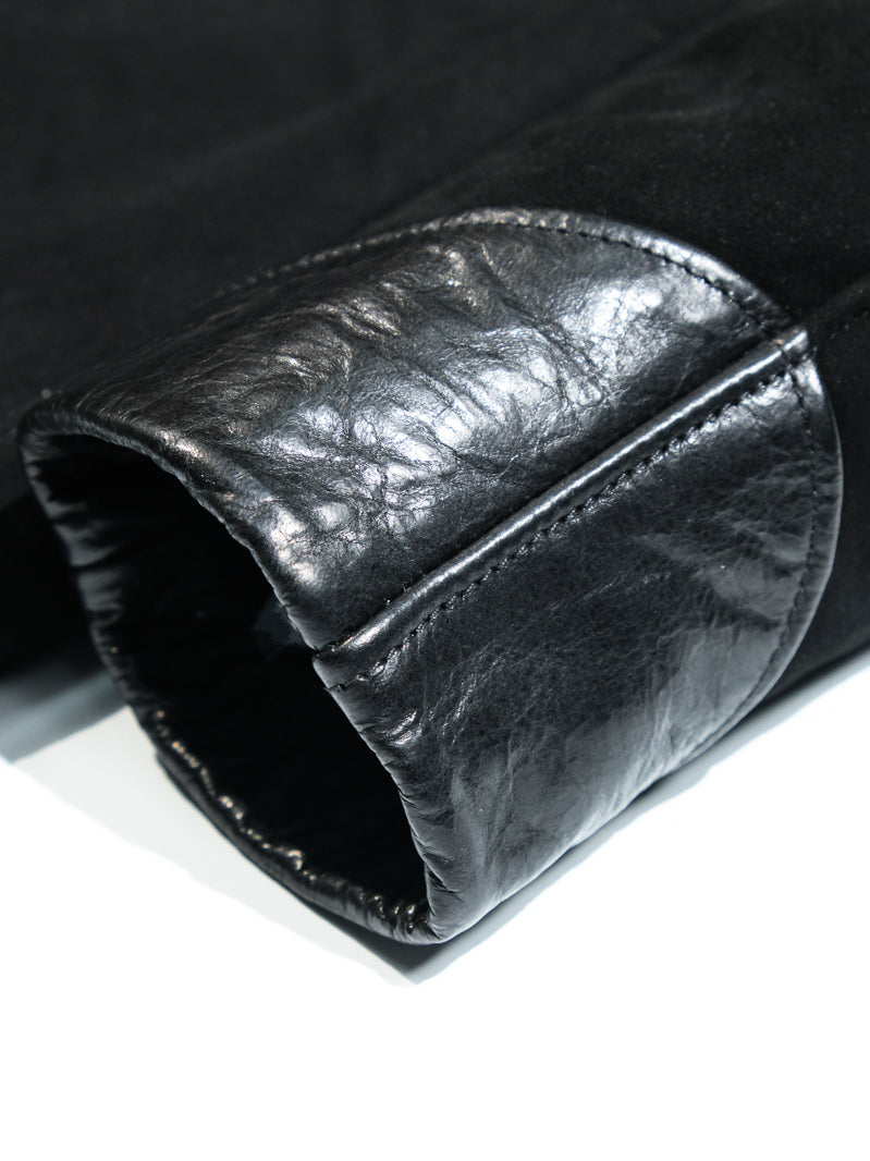 Farmers leather jacket back and arms 2