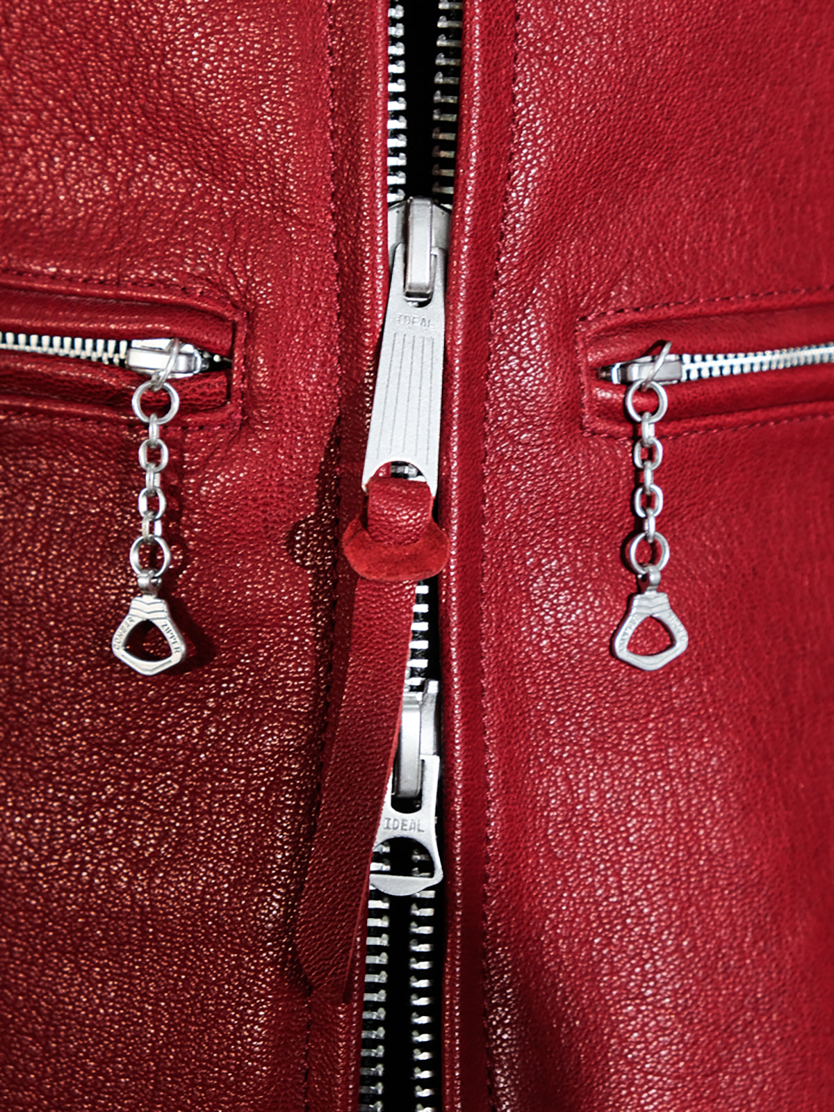 Goatskin-coffee-racing-jacket-with-red-zipper-2