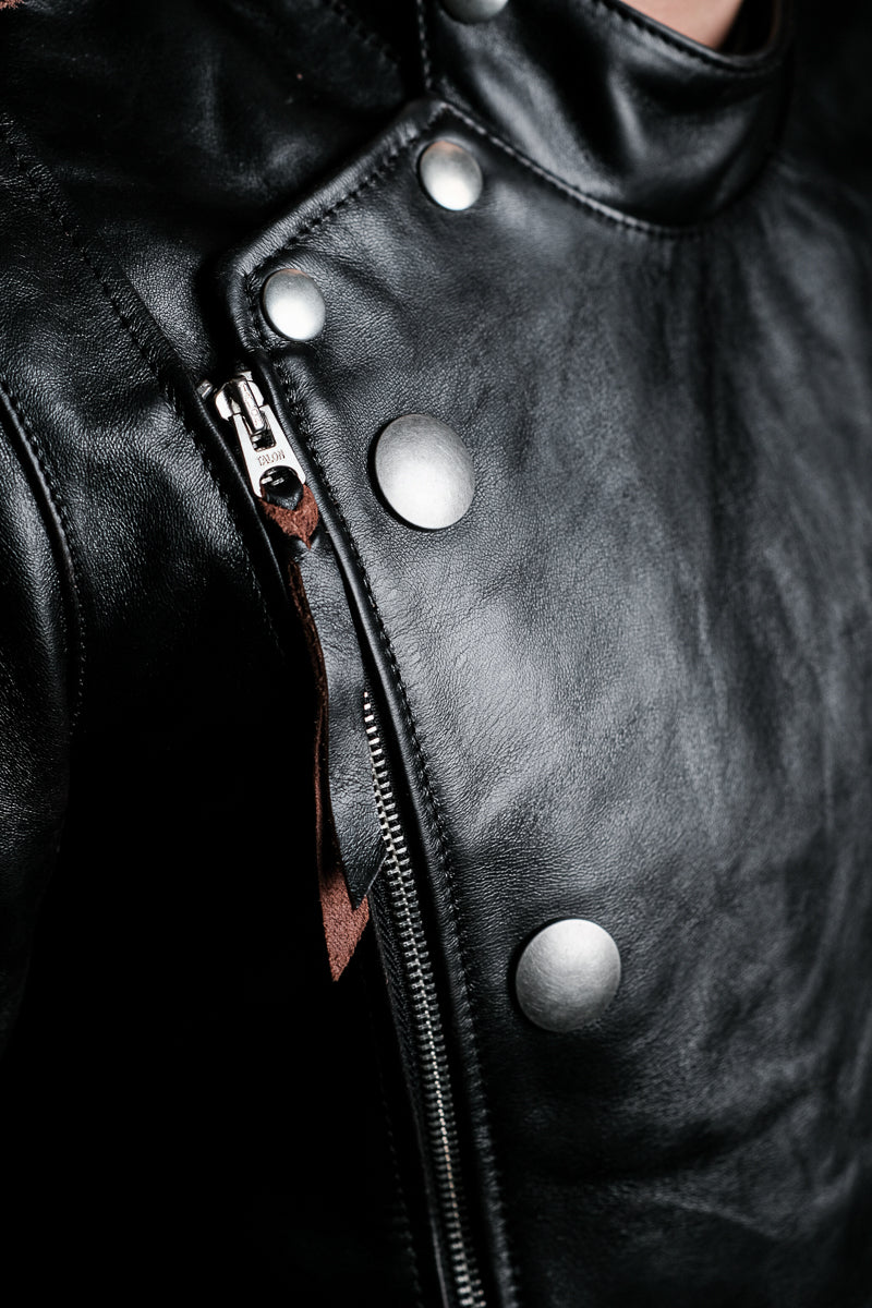 J31 Horsehide Motorcycle Jacket Details