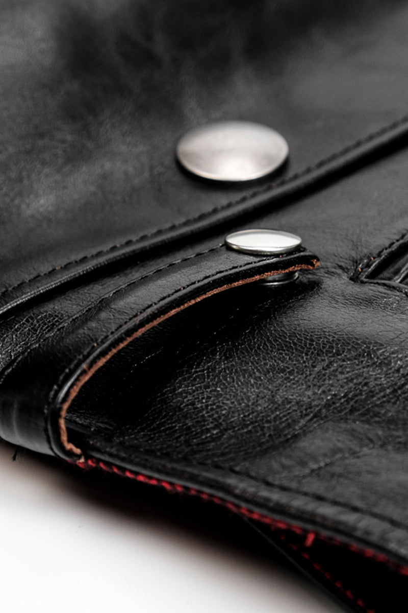 J31 Horsehide Motorcycle Jacket Details 7