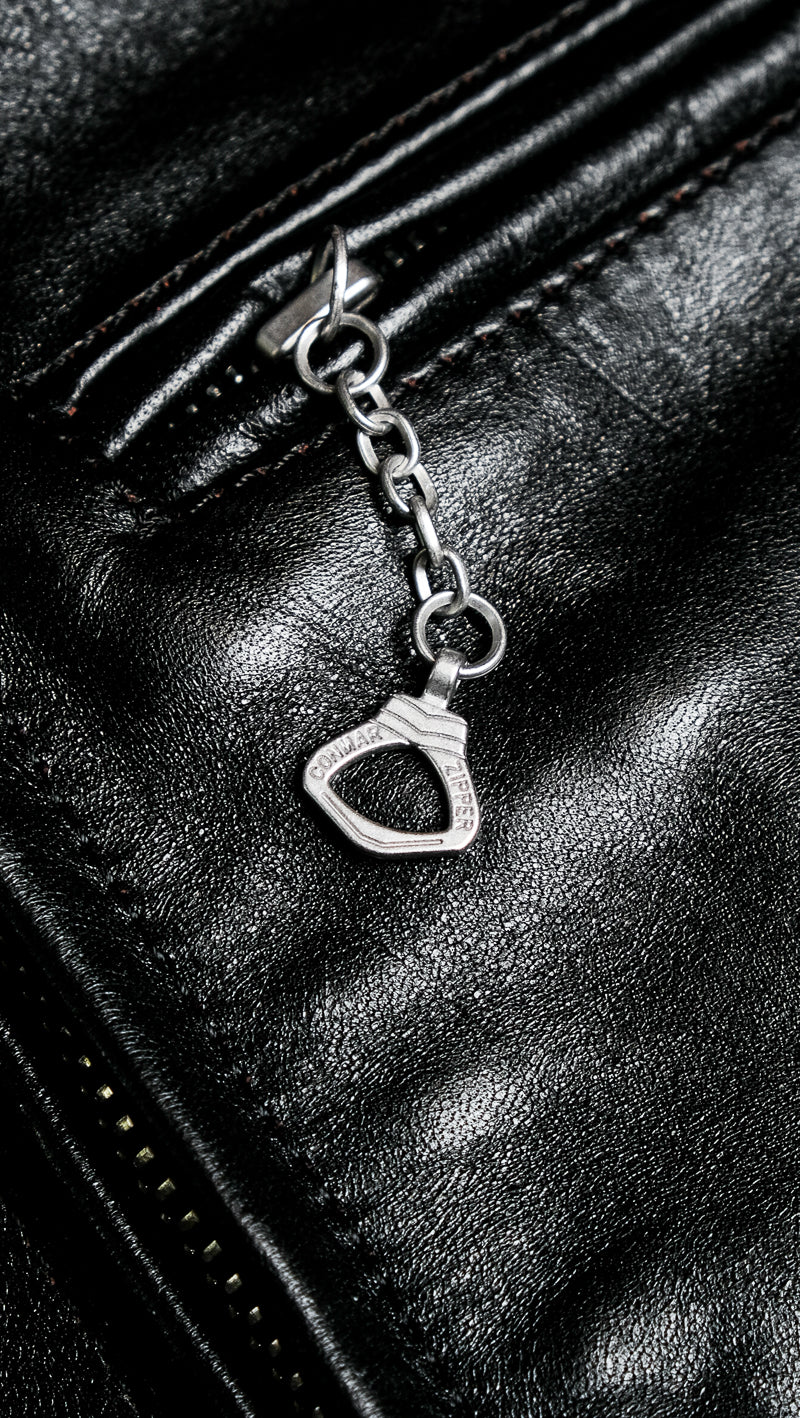 J31 Horsehide Motorcycle Jacket Zipper