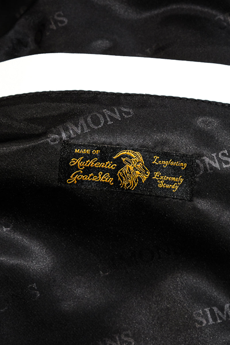 J100 Quilted Coffee-Colored Racing Lambskin with Wash