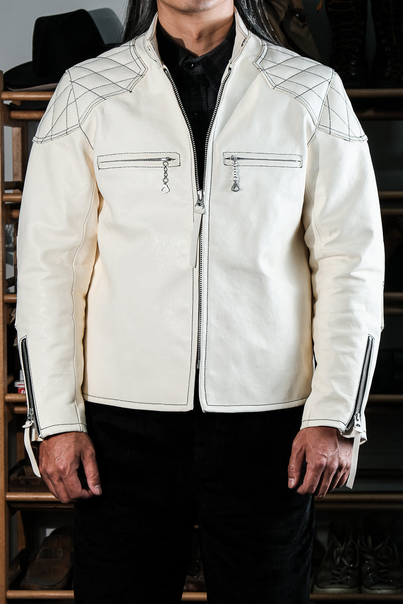 Lambskin J100 Quilted Coffee-Colored Racing Car 2