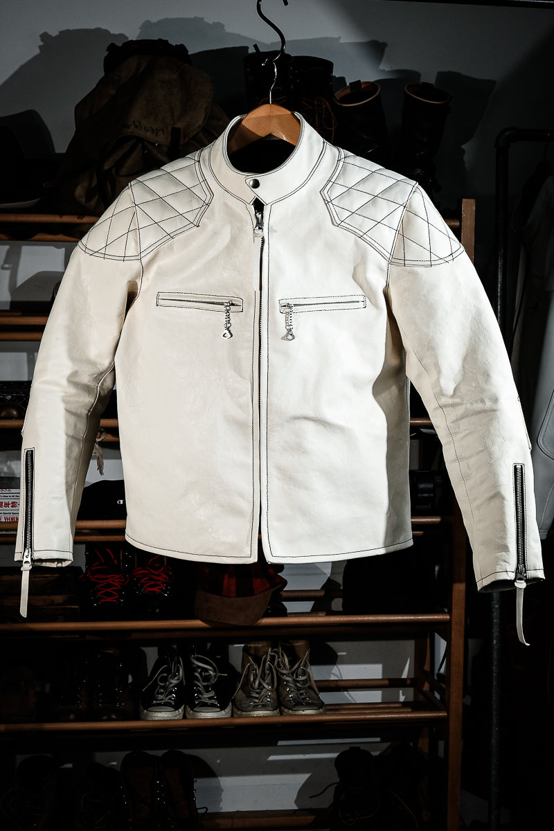 Lambskin J100 Quilted Coffee-Colored Racing Car 6