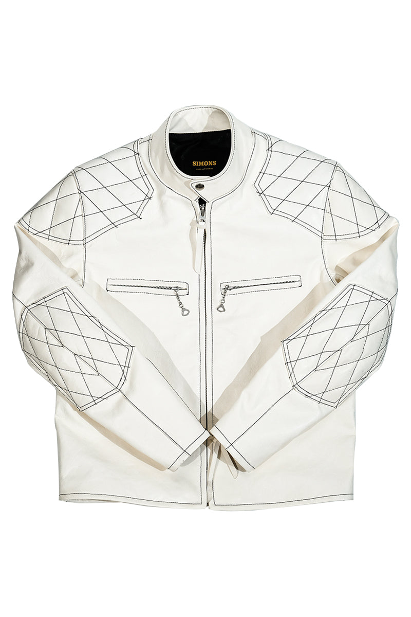 Lambskin J100 Quilted Coffee-Colored Racing Car 8