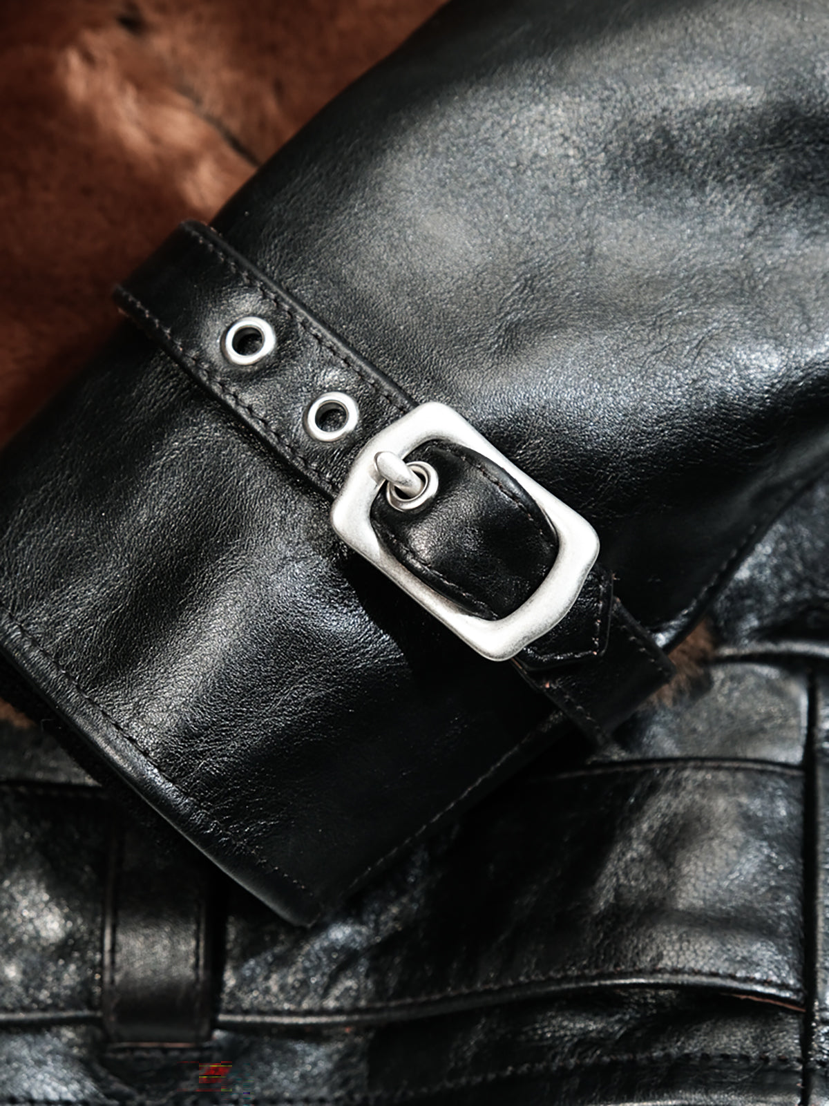 Shearling-Grizzly-Jacket-with-brown-cuffs