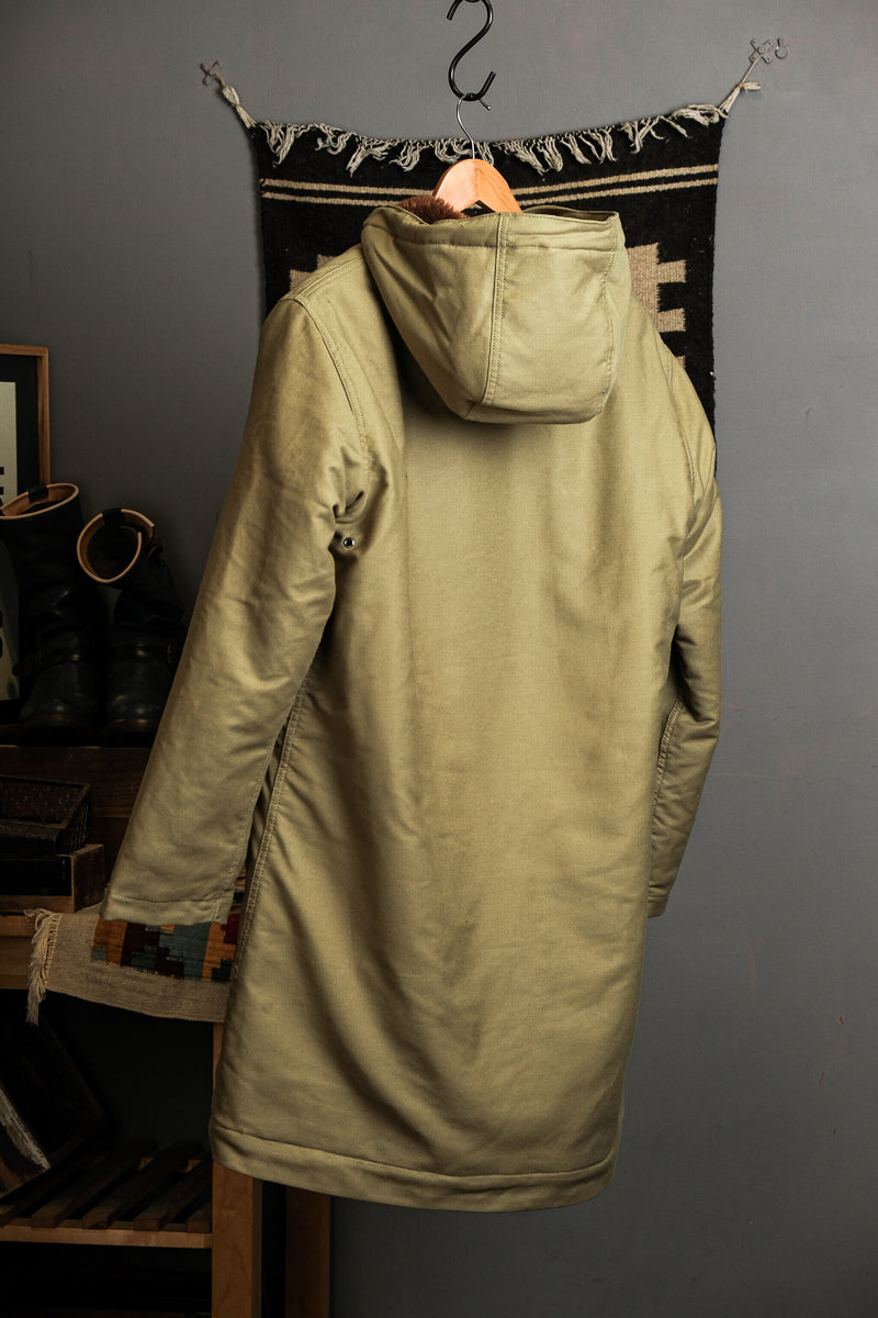 US Navy N-2 Parka Coat 1940s Vintage Reproduction Green