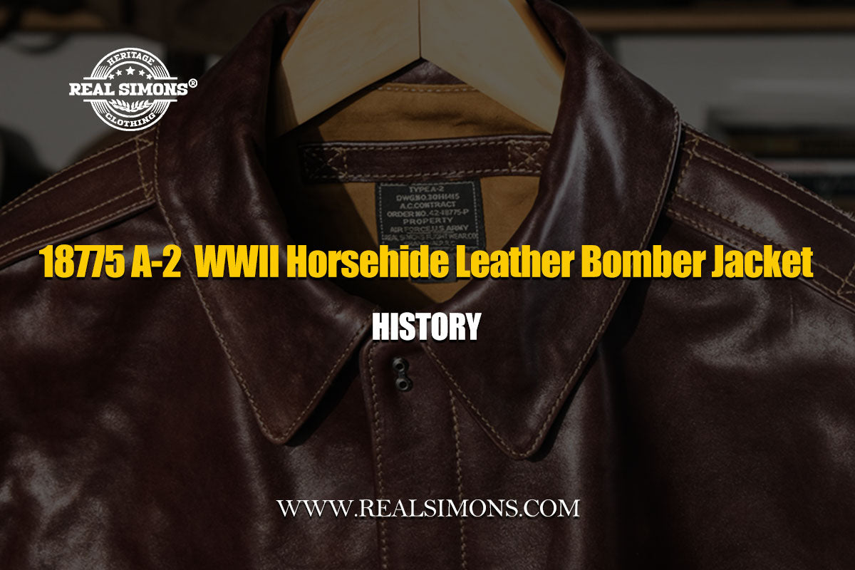 18775 A-2  WWII Horsehide Leather Bomber Jacket