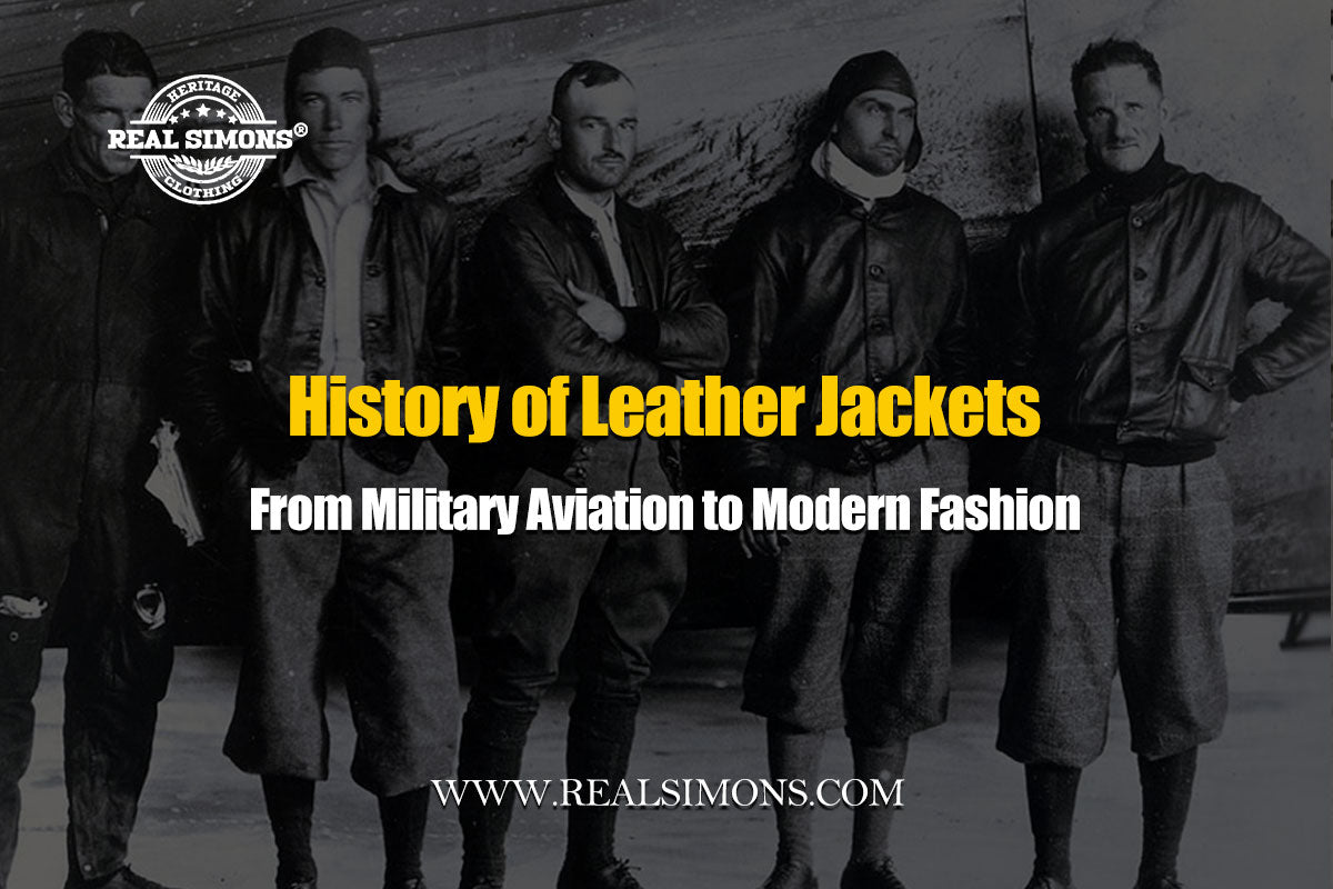 History of Leather Jackets: From Military Aviation to Modern Fashion