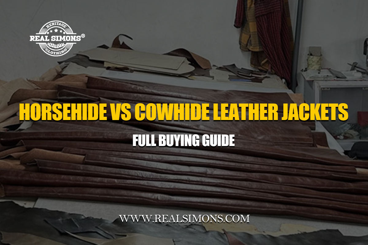 Horsehide vs Cowhide Leather Jackets