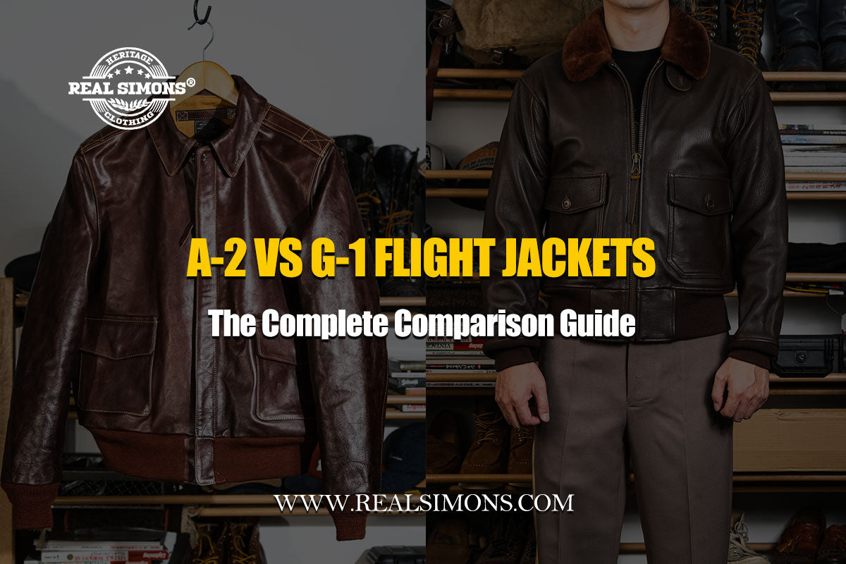A-2 vs G-1 Flight Jackets: The Complete Comparison Guide