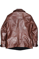 1930s Stylerailroad Workman Jacket Back of the leather coat for railway workers