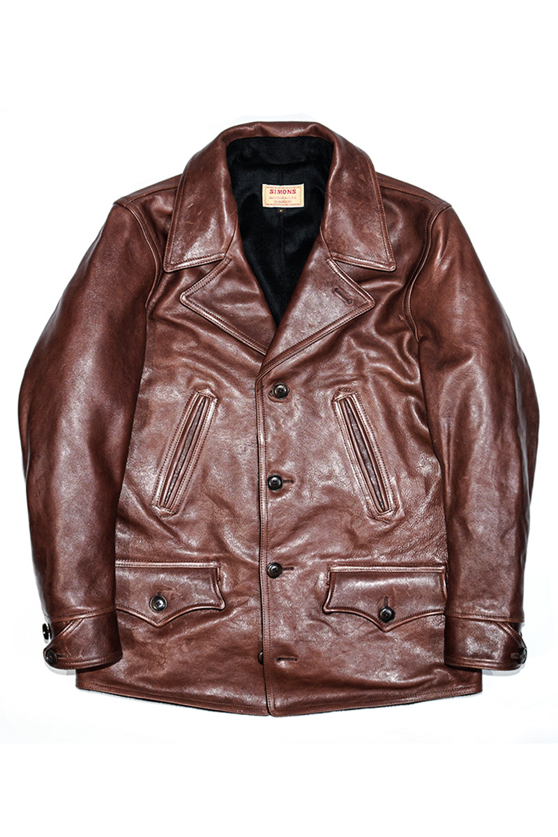 1930s Stylerailroad Workman Jacket Tea colored horsehide