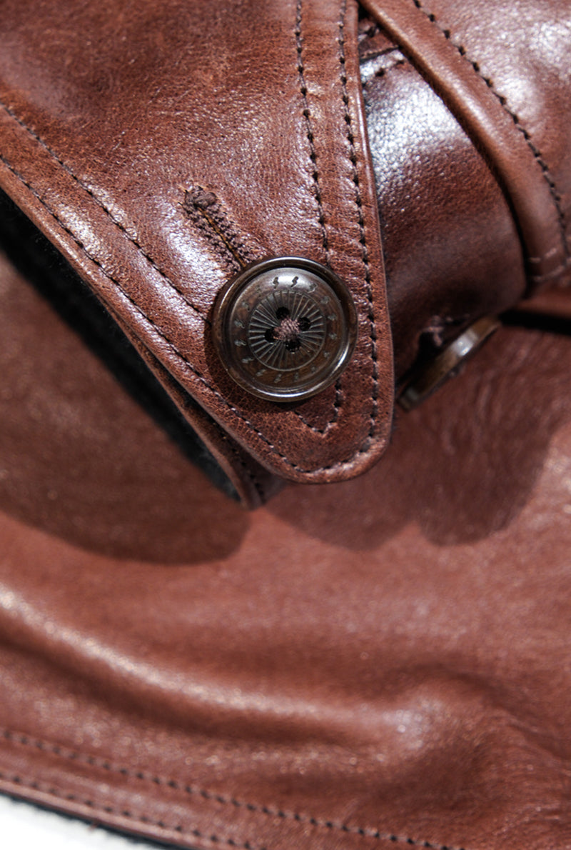 1930s Stylerailroad Workman Jacket Tea colored horsehide detailing 5