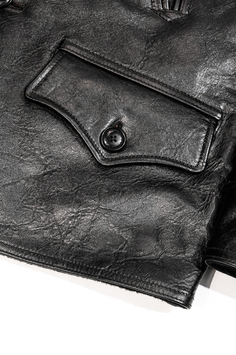 1930s Stylerailroad Workman Jacket with exquisite Simha leather details