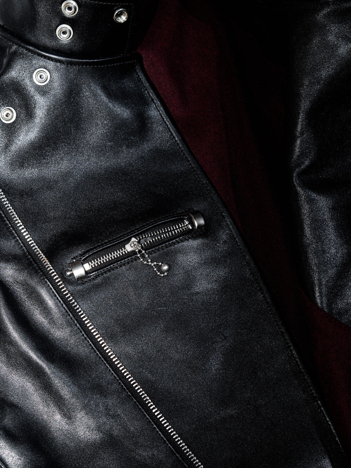 1930s Leather Togs Motorcycle Jacket Details