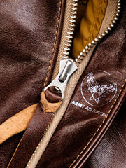 A2-Bomber-Jacket-Horse-Leather-Zipper-Show