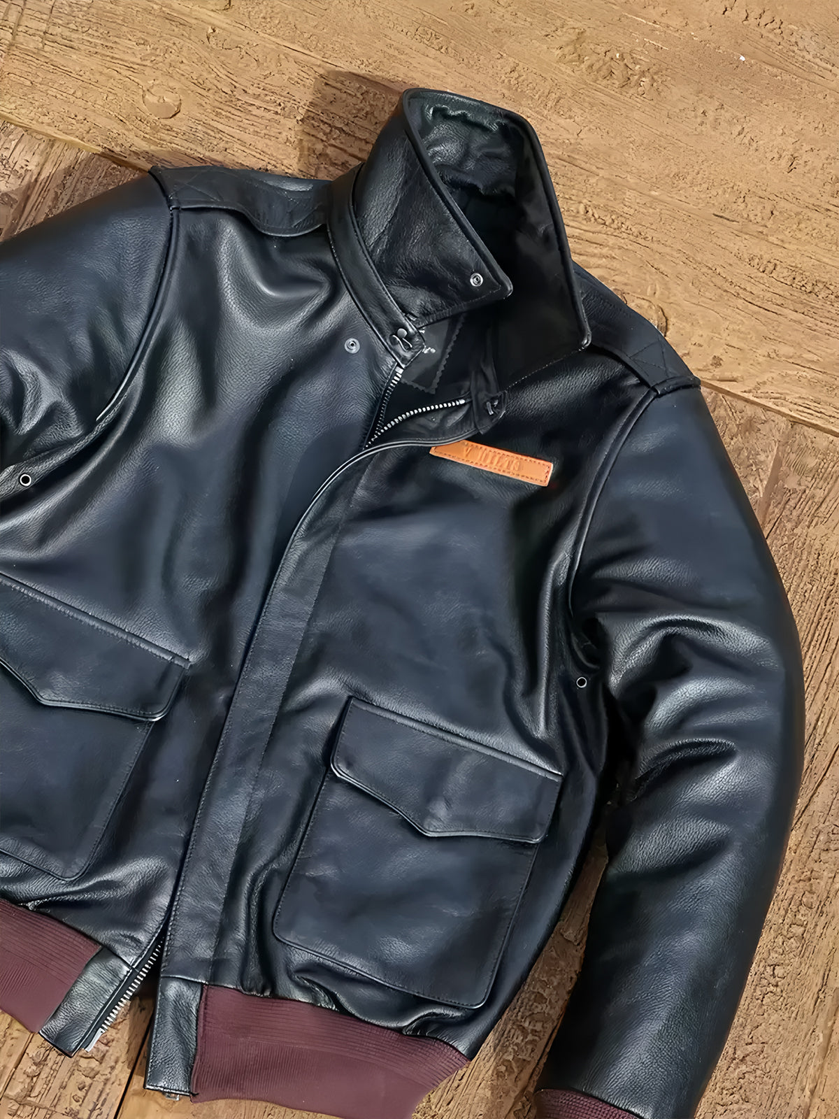 A2-Escape-Flight-Suit-Jacket-Collar-Details