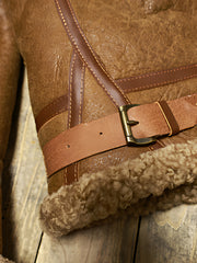 B-3-Sheepskin-Jacket-Light-Brown-Back-Hardware-Display