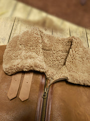B-3-Sheepskin-Jacket-Light-Brown-Collar-Display