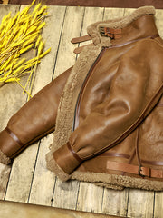 B-3-Sheepskin-Jacket-Light-Brown-side-display
