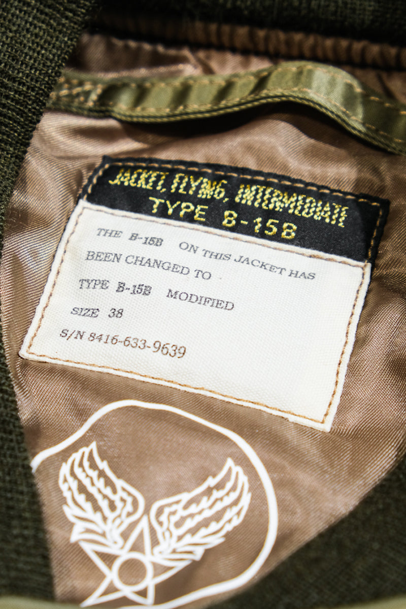 USAF B-15B MOD Flight Jacket - 1950s Repro Modern Comfort - REAL