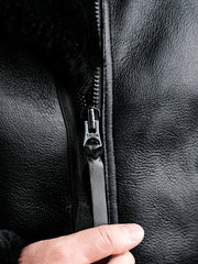 Black-B3-Flight-Jacket-_-Sheepskin-Leather-zipper