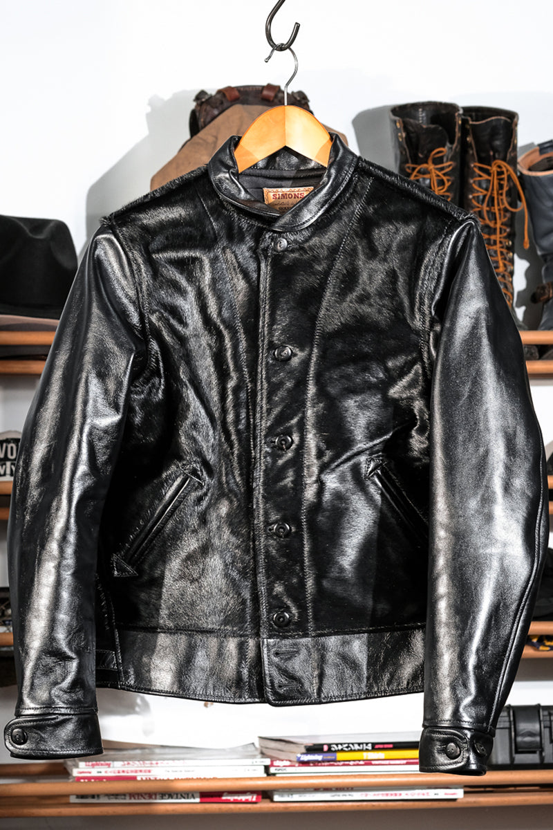 Black Cossack Leather Jacket 3