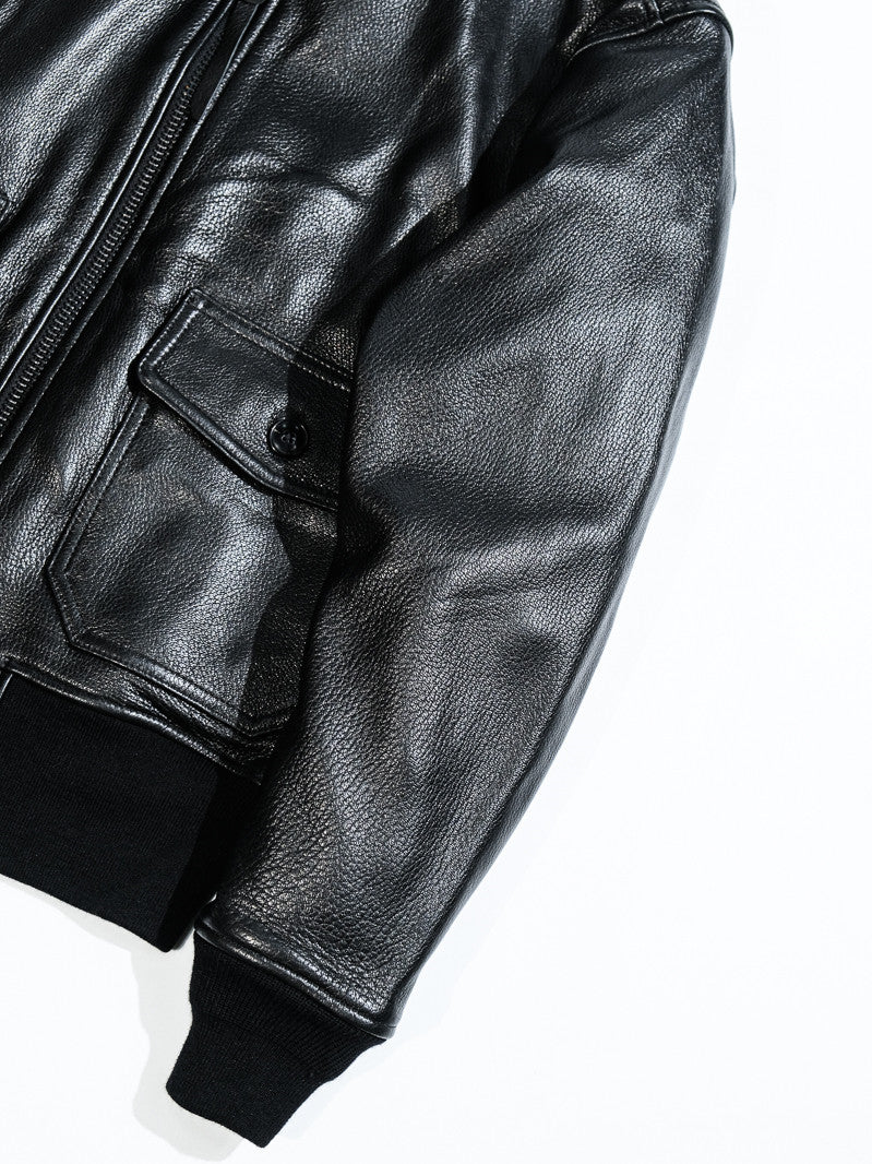 Black G1 Flight Jacket Arm