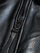 Black G1 Flight Jacket Zipper