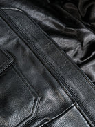 Black G1 Flight Jacket with Zipper 2