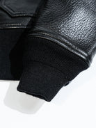 Black G1 flight jacket cuffs