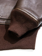 Brown-G1-Bomber-Jacket-Cuffs