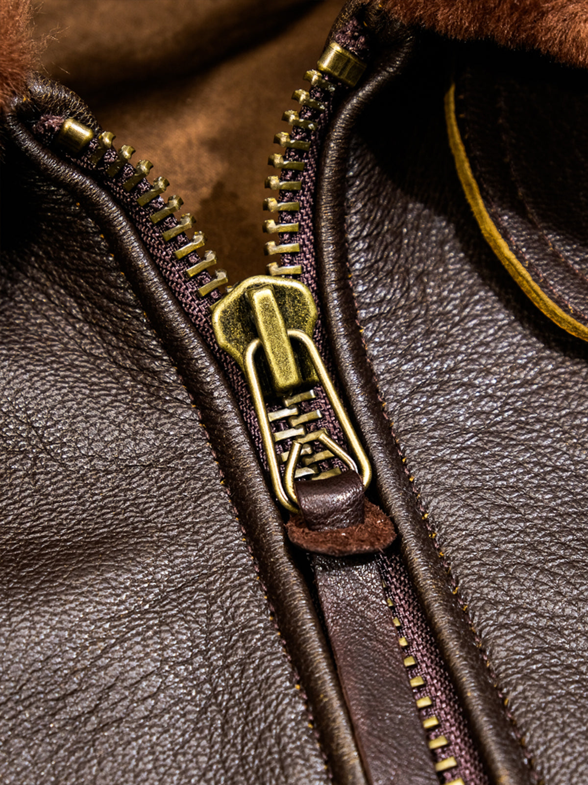 Brown-G1-Bomber-Jacket-Zip-Up