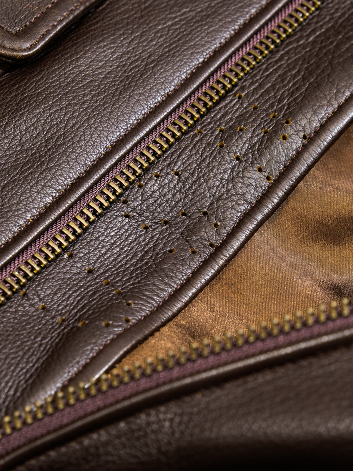 Brown-G1-Bomber-Jacket-Zipper-2