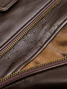 Brown-G1-Bomber-Jacket-Zipper-2