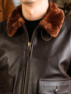 Brown-G1-Bomber-Jacket-with-Fur-Collar