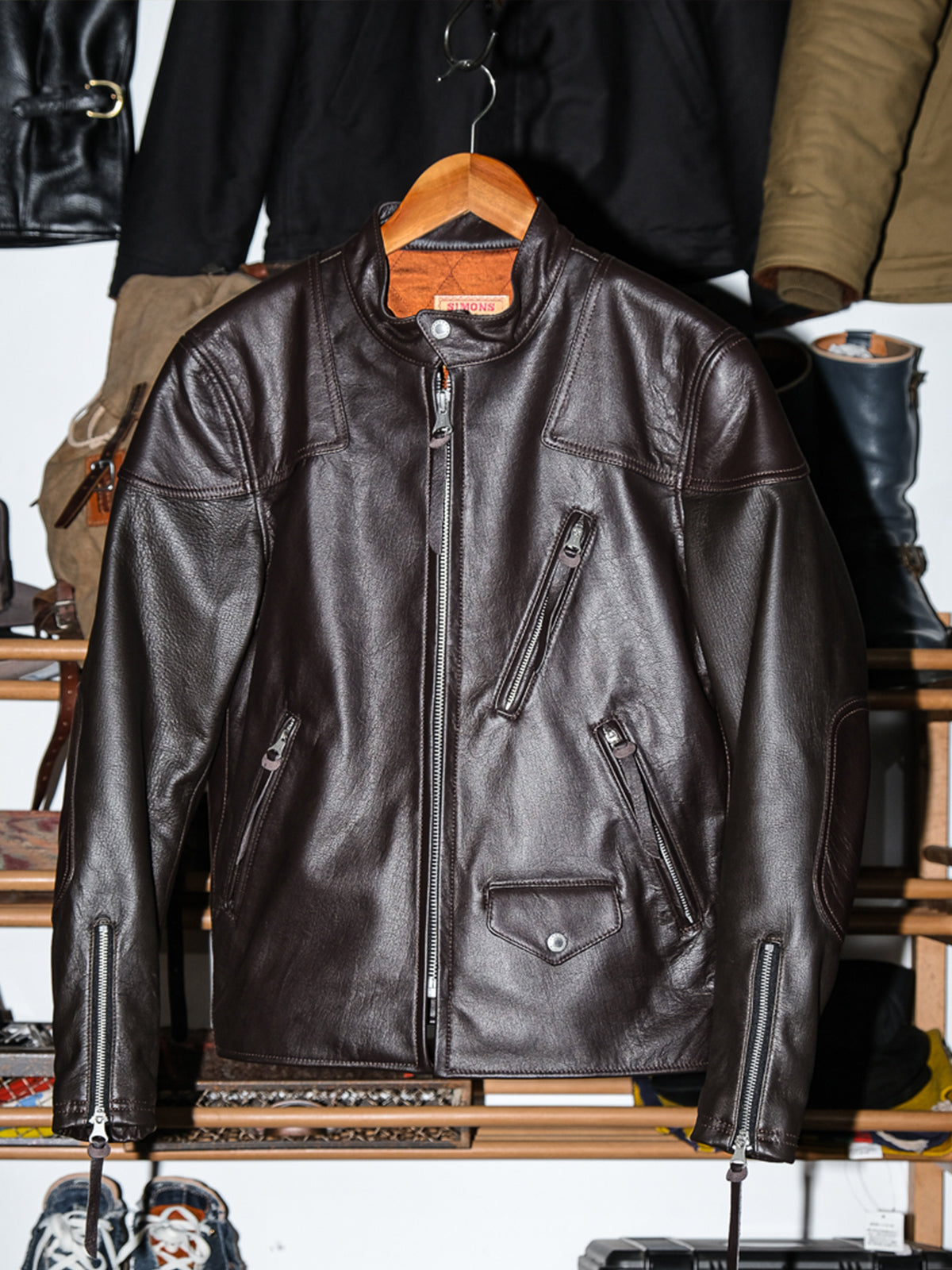 Brown-Lambskin-Venom-Biker-Jacket
