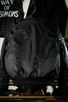 CWU 45P Flight Jacket Black Back 2