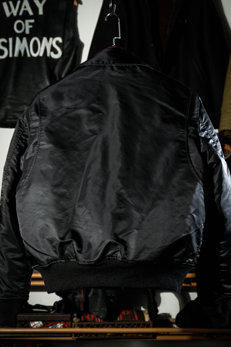 CWU 45P Flight Jacket Black Back 2