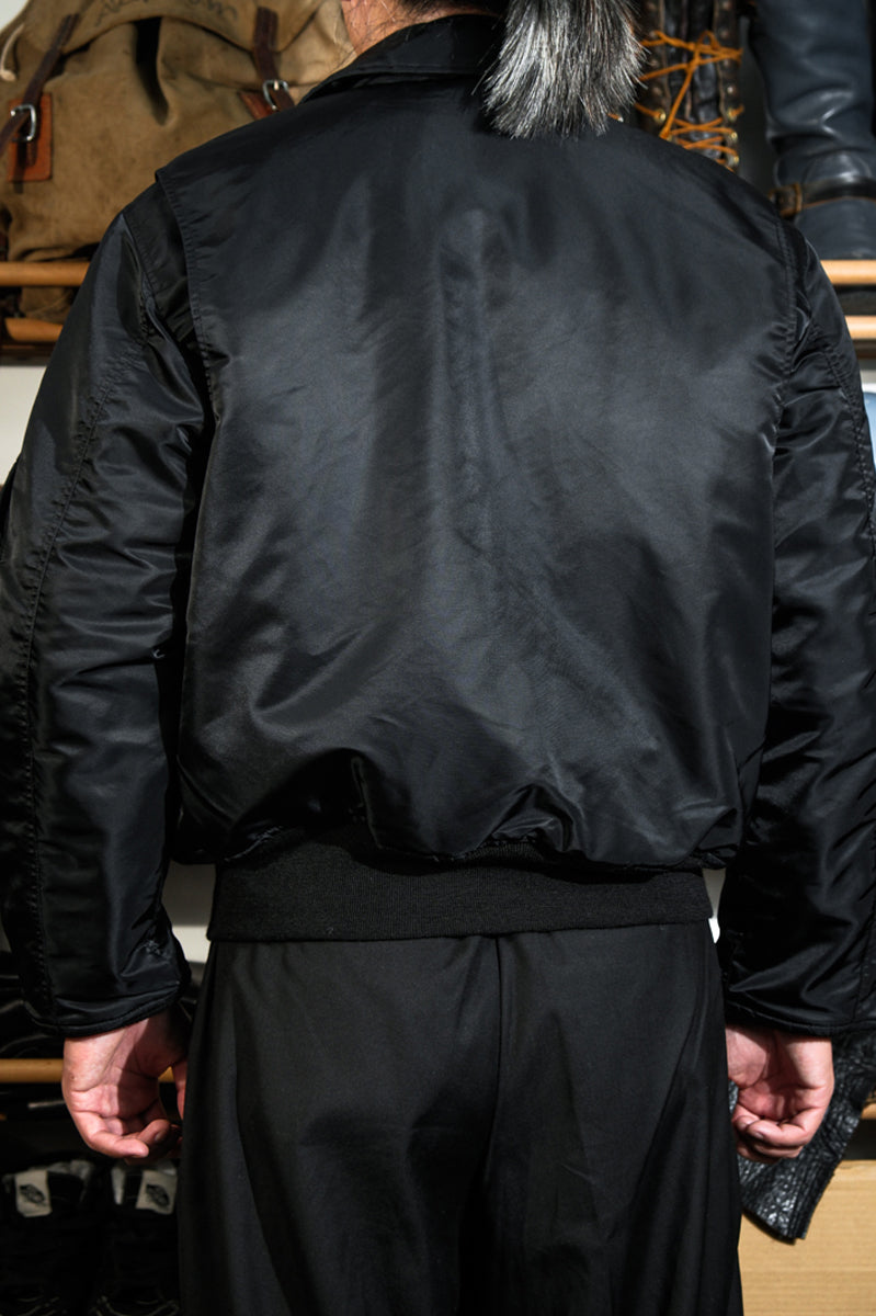 CWU 45P Flight Jacket Black Back