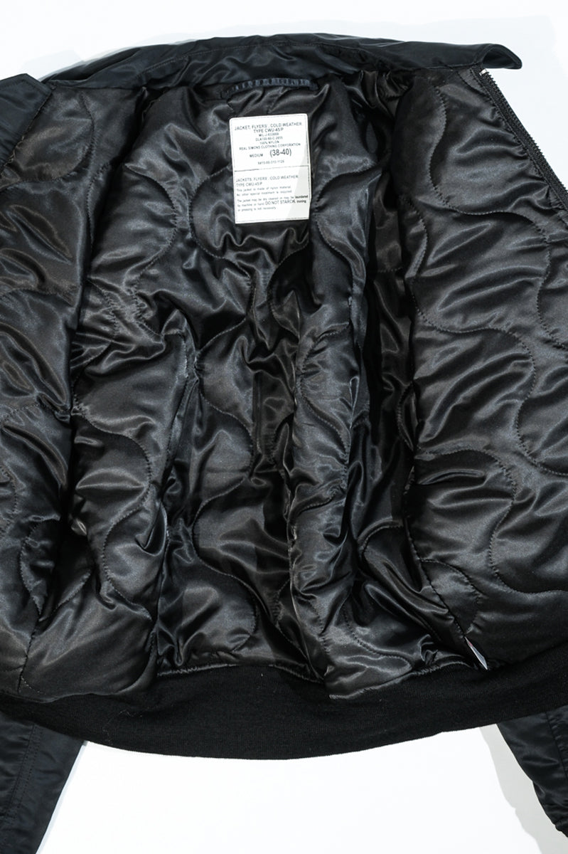 CWU 45P Flight Jacket Black Details 14