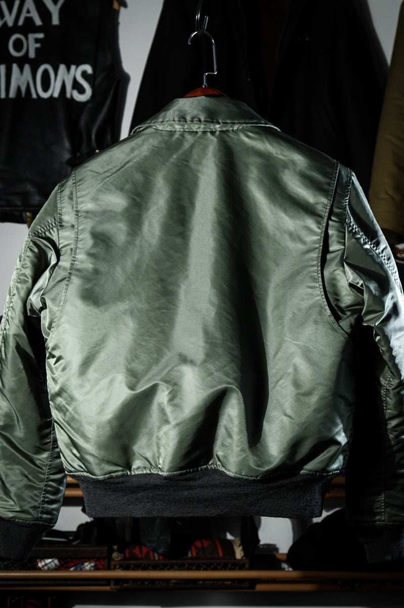 CWU 45P Flight Jacket Military Green Back 2