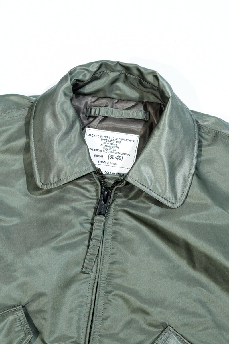 REAL SIMONS CWU-45/P フライトジャケット 45P MA-1 CWU-45P 3M Insulated Flight Jacket - Vintage Military Style-MIL-J